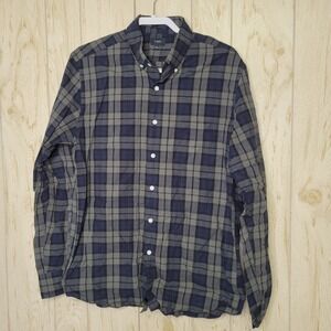 J.Crew SLim Checkered Button Down Long Sleeve Shirt